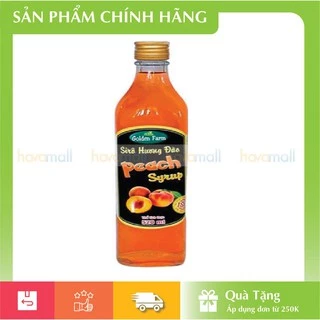 [HÀNG CÔNG TY] Siro Đào Golden Farm 520ml