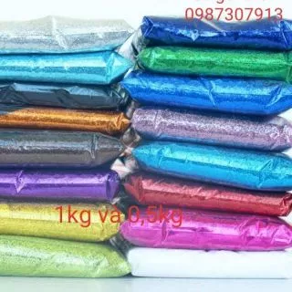 Kim Tuyến Trang Trí Màu Đơn Sắc Size Vừa 1kg