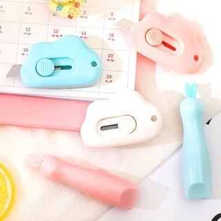 Set 3 dao rọc giấy kiểu dáng đám mây mini dễ thương xinh xắn