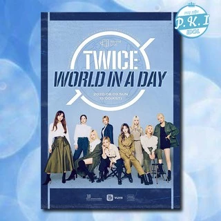 COMBO ẢNH CARD CỨNG TWICE WORLD IN A DAY - QUÀ TẶNG K-POP