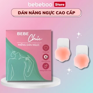 Cặp Miếng Dán Nâng Ngực Silicone - Dán Ngực Tái Sử Dụng BEBECHIC