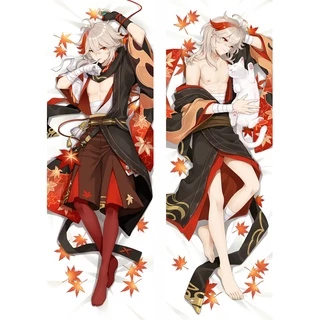 Vỏ Gối In Hình Nhân Vật Anime Kaedehara Kazuha 60x180cm