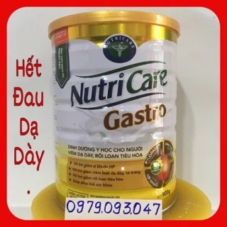 Sữa bột NutriCare Gastro - 900g ( dd. Y học cho người bị viêm dạ dày và rối loạn tiêu hoá) date: 12/2025