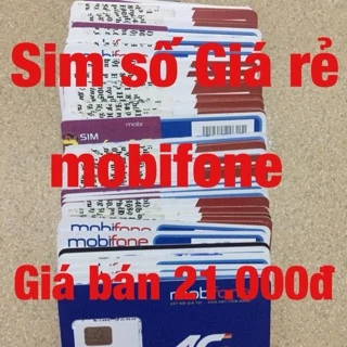 Sim giá rẻ mobifone