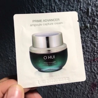 Combo 10 gói Kem dưỡng OHUI xanh Prime Advancer Ampoule Capture Cream