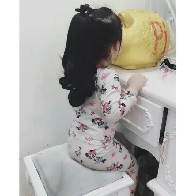 Tóc giả cột cho bé gái❤️-freeship-ảnh thật