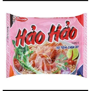 10 GÓI MỲ HẢO HẢO CHUA CAY.  HẢO GÀ , HẢO XÀO KHÔ 75G