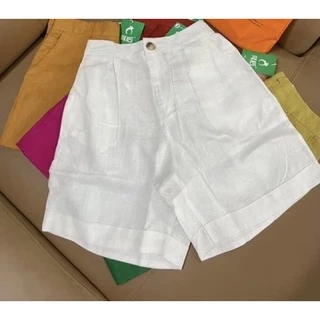 Quần short linen tưng