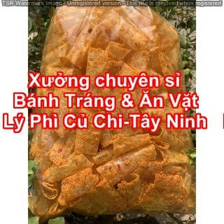 Bánh tráng phô mai sữa cuộn tỏi mè rang