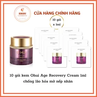 10 gói kem Ohui Age Recovery Cream 1ml_chống lão hóa mờ nếp nhăn