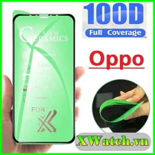 Cường lực Dẻo 100D Oppo A54 A74 F9 F11 F11 pro Reno 2F Reno 3 A31 A91 A7 A3s A5s A5 A9 2020 F11 F11 pro A53 A52 A92 C12e