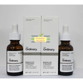 Tinh chất The Ordinary Retinol 0,2 % - 0,5% - 1% In Squalane 30ml