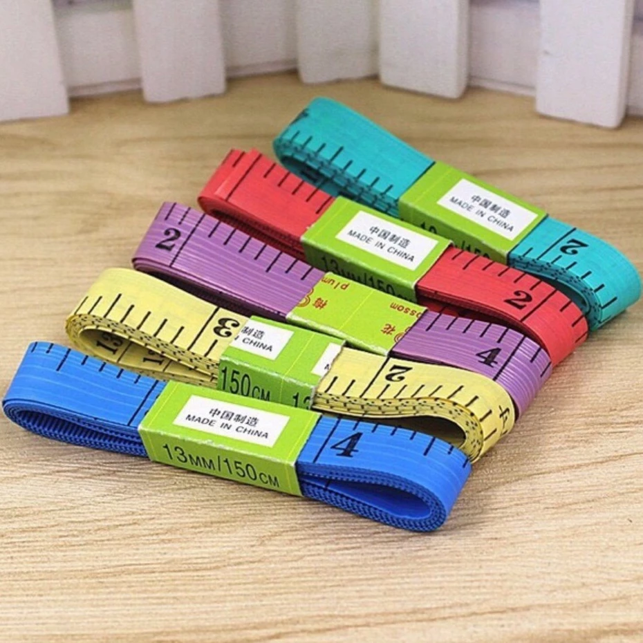 Thước dây dài 1,5m Thước Đo Đạc độ dài, May Đồ, Đo 3 Vòng