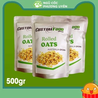 500g hạt yến mạch Úc cán mỏng