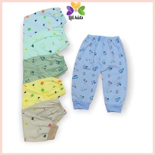 Quần dài cho bé trai bé gái chống muỗi nằm điều hòa chất cotton QCD12