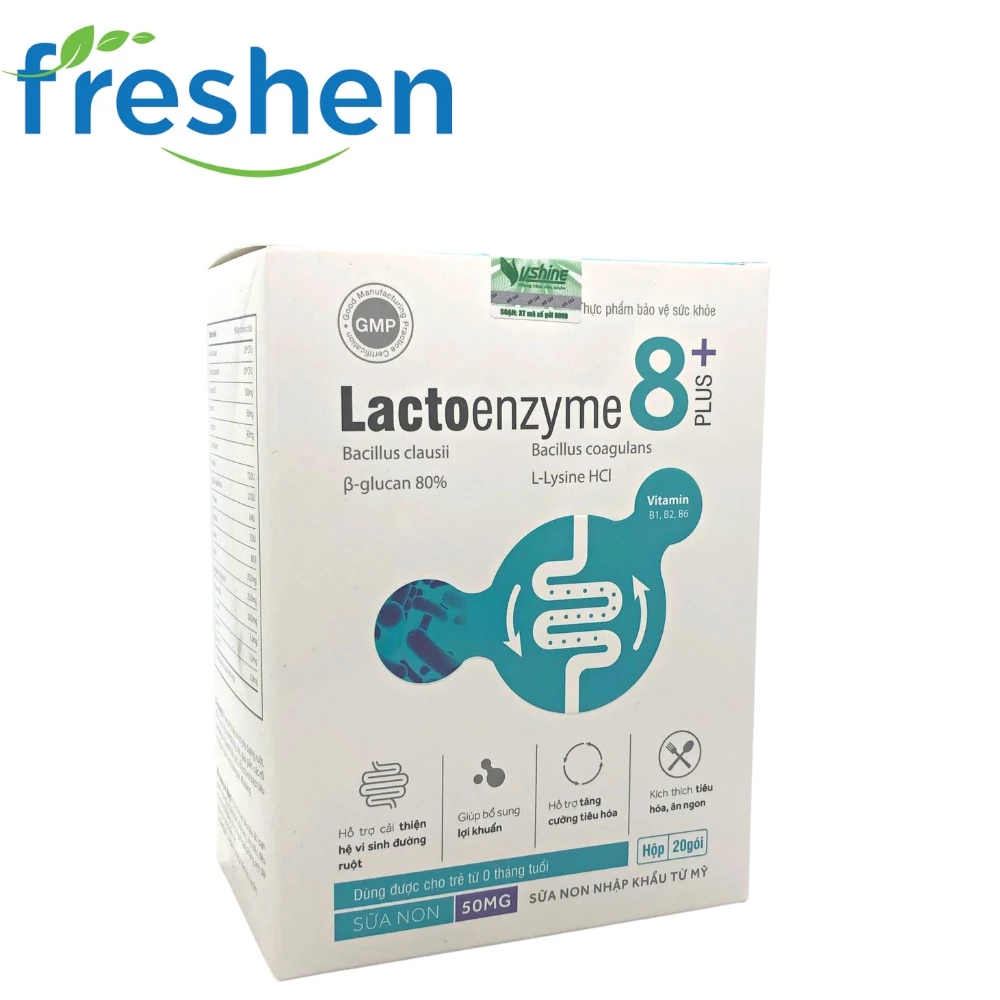 Lactoenzyme 8 Plus+ Bổ Sung Lợi Khuẩn, Giảm Rối Loạn Tiêu Hoá, Giúp Trẻ Ăn Ngon Tăng Đề Kháng