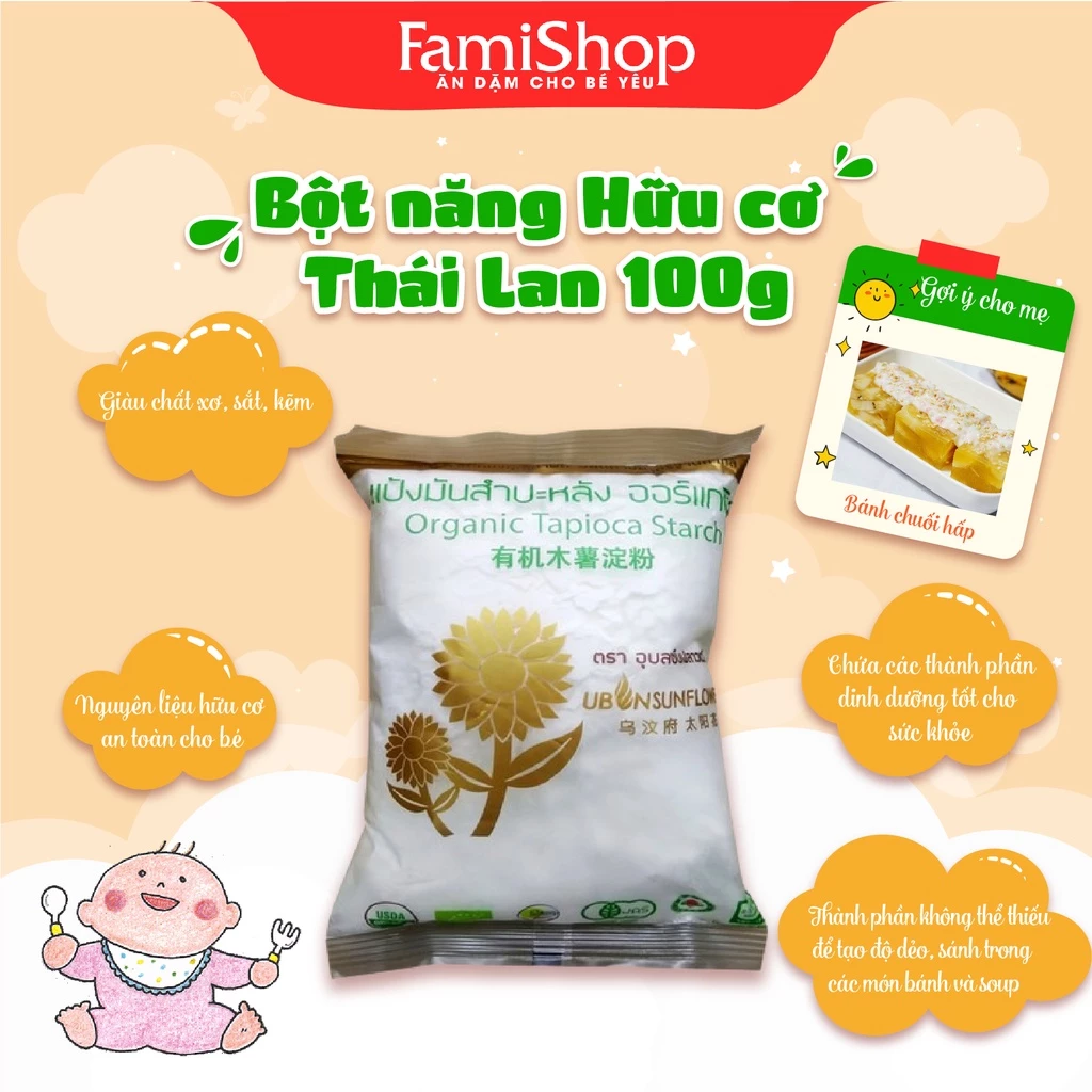 FamiShop Bột năng Hữu cơ Thái Lan 400g