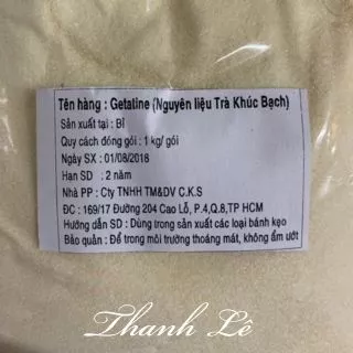 Bột Gelatin Xuất Xứ Bỉ 500gram-1kg