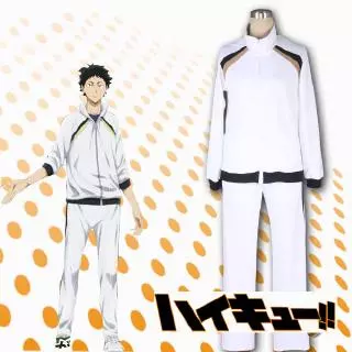 Bộ đồng phục thể thao trung học Fukurodani hóa trang nhân vật Akaashi/Keiji/Bokuto/Koutarou trong anime Haikyuu!!