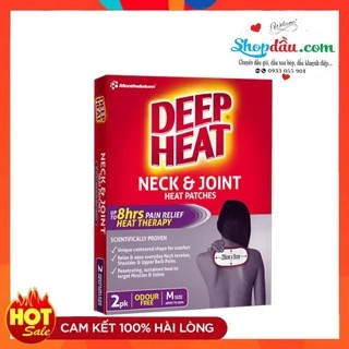 Miếng dán giảm đau vai gáy cổ Deep Heat Neck and Joint