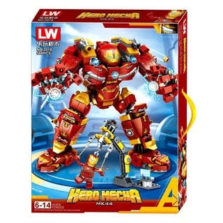 Lắp ráp Iron Man 2018/568 Đồ chơi lắp ráp xếp hình Avengers siêu anh hùng người sắt