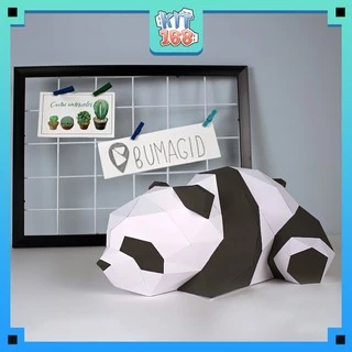 Mô hình giấy động vật Baby Panda