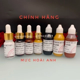 [CAM KẾT CHUẨN] Mực Hoài Anh, Mực Mày Hoài Anh Dùng Phun Xăm Thẩm Mỹ