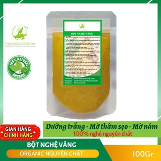 100GR Bột nghệ vàng nguyên chất Thảo Mộc Xanh