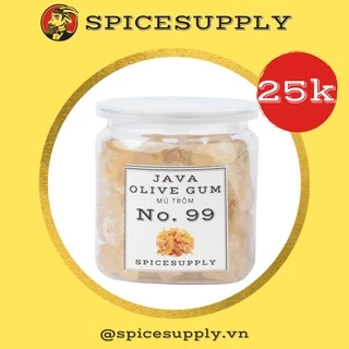 Java Olive Gum - Mủ trôm SPICESUPPLY Việt Nam loại 1 đẹp da, mát gan, thanh nhiệt Hũ 100g