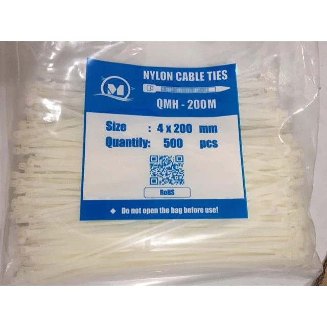 Combo túi Dây thít, Dây rút, lạt nhựa 10cm 15cm 20cm 25cm 30cm