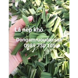 LÁ NẾP KHÔ 100g lá khô thơm phức ạ