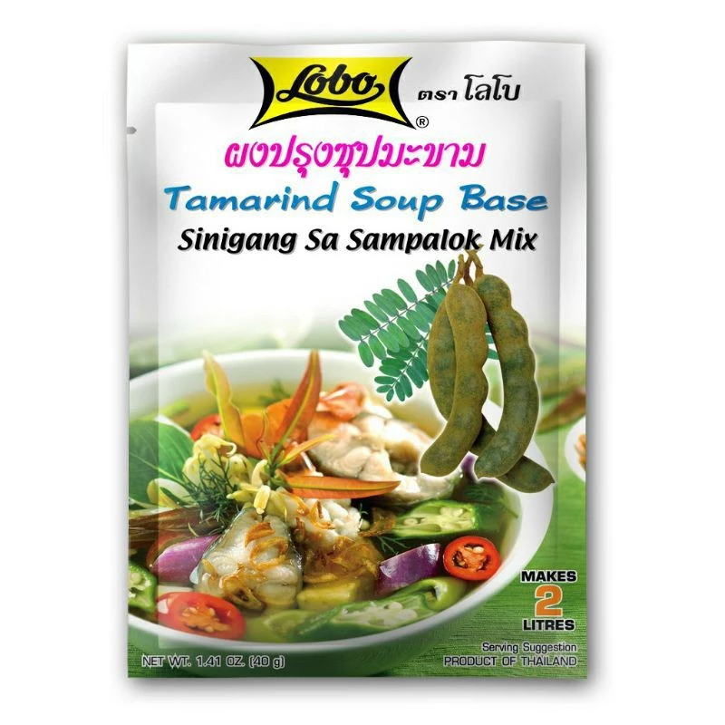 ( Hàng Sẵn) Bột Me LOBO Thái Lan 10GÓI×40gram