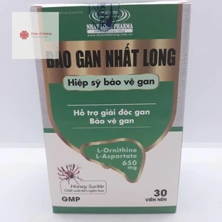 [CHÍNH HÃNG] Bảo Gan Nhất Long - Hộp 30 viên