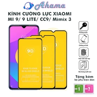 Kính Cường Lực Xiaomi Mi 9 CC9 Mi mix 3 Mi 9 Lite chống trầy xước rơi vỡ tặng kèm khăn lau