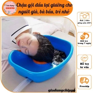 Chậu gội đầu tại giường cho người già, bà bầu, trẻ nhỏ -Thau gội đầu Việt Nhật tiện ích