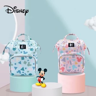 Túi đựng tã em bé Disney giữ nhiệt sức chứa lớn gắn xe đẩy du lịch dành cho mẹ