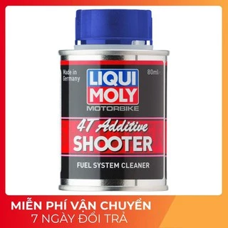 Dung dịch làm sạch hệ thống nhiên liệu, kim phun động cơ xe máy Liqui Moly 4T Additive Shooter 7916 80ml