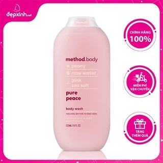 Sữa tắm dưỡng sáng da Method Body Wash Pure Peace 532ml