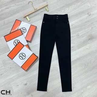 HV - Quần legging 2 cúc gen bụng cạp cao chữ H