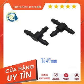 10 chia 3 dùng cho ống tưới nhỏ giọt 6mm tê chia nhánh ống 6 hệ thống tưới cây sân vườn