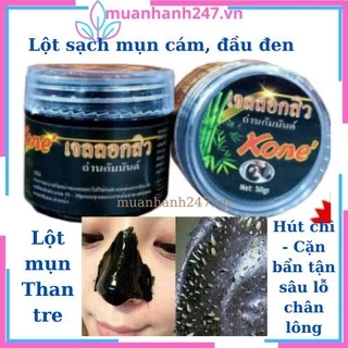 Lột mụn Than tre, Gel lột mụn than tre Kone lột sạch mụn cám mụn đầu đen lớp da chết trên da