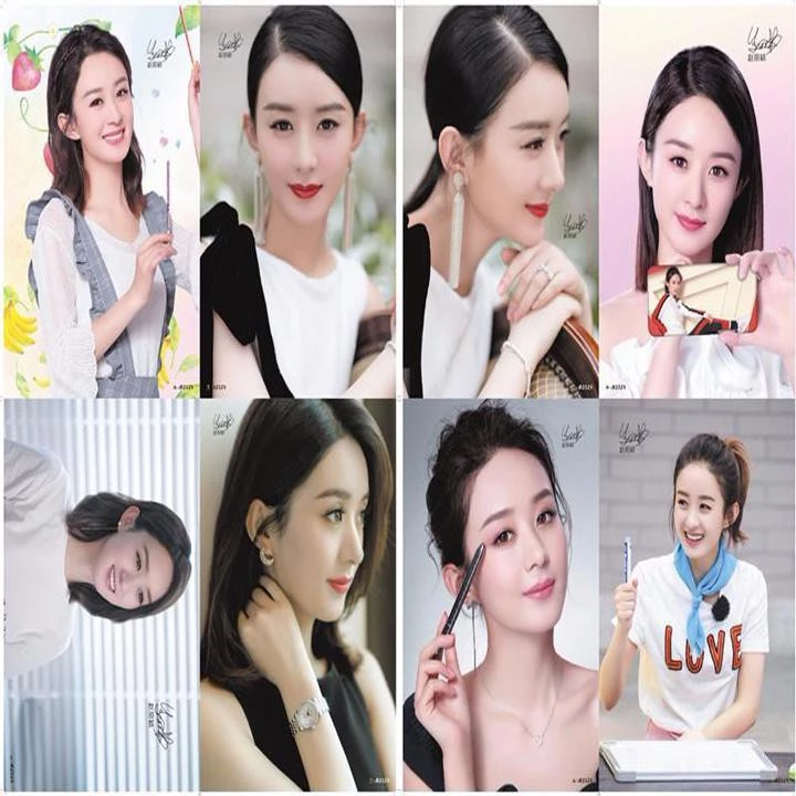 Poster Triệu Lệ Dĩnh 8 tấm A3 tranh treo album ảnh in hình anime chibi đẹp