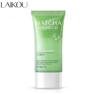 Tẩy Tế Bào Chết Da Mặt Matcha Trà Xanh Laikou Peeling Gel 60g