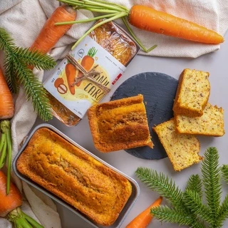 Bánh Cake Carrot 300Gr Chuẩn Vị Anh Thương Hiệu Gạch Đỏ Dành Cho Ăn Kiêng