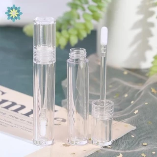 [Hàng mới về] Ống rỗng trong suốt đựng son bóng 5ml kèm cọ