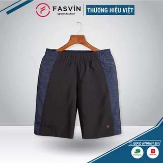 Quần lửng nam Fasvin T20212.HN vải gió co giãn mềm mát tiện dụng thể thao hay mặc nhà