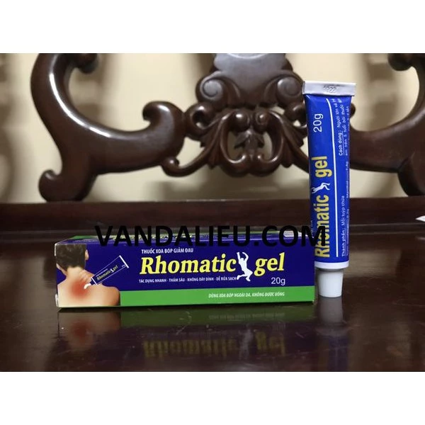 RHOMATIC GEL 20G. ĐT ĐAU NHỨC, ĐAU LƯNG, ĐAU VAI GÁY-MP