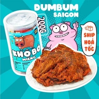 Khô bò miếng DumBum 200g đồ ăn vặt Sài Gòn