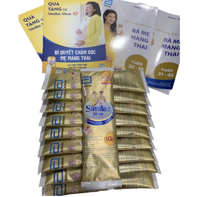 Sữa similac mom hương vani combo 10 gói 36,5 g