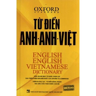 Sách - Từ Điển Oxford Anh - Anh - Việt Bìa Vàng Cứng - Tái bản